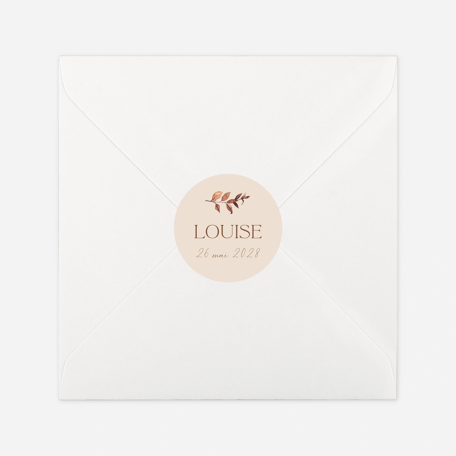 Stickers naissance Bouton de Rose