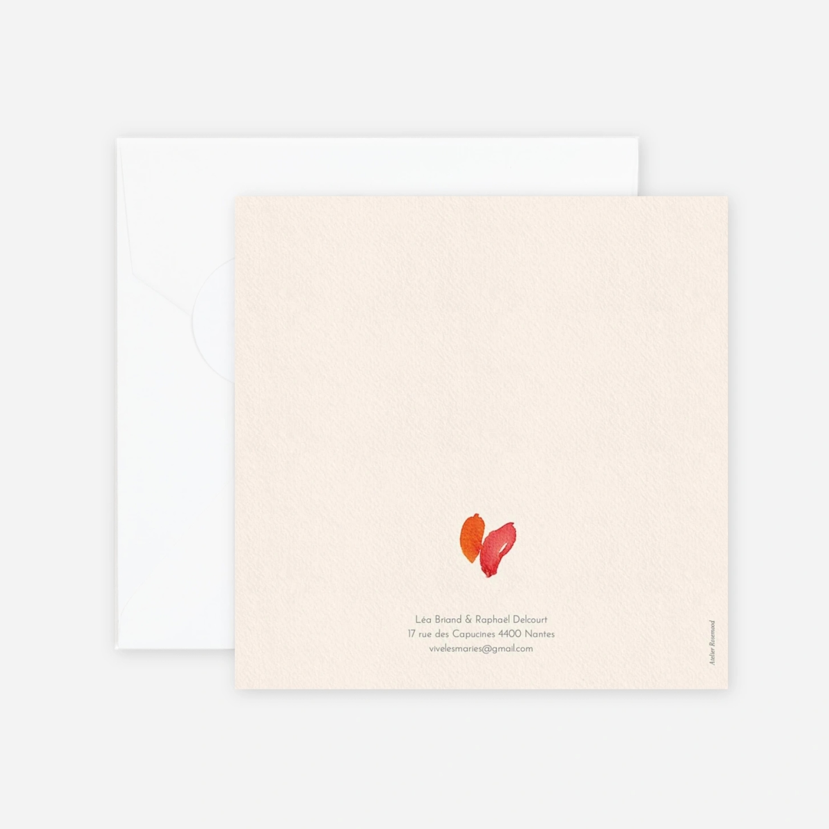 Faire-part mariage Bloom