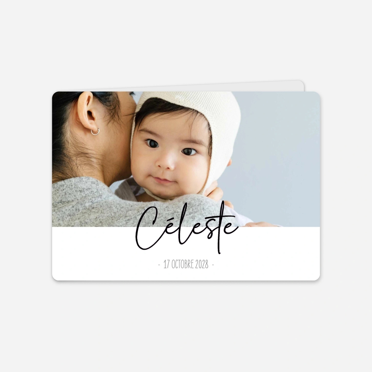 Faire-part naissance Bonne étoile