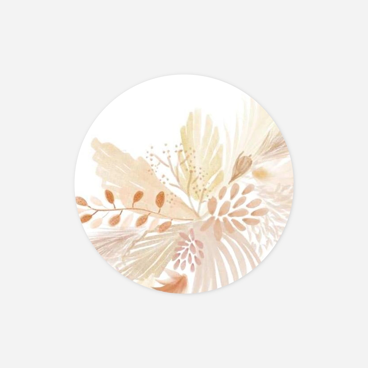 Stickers mariage Bouquet bohéme