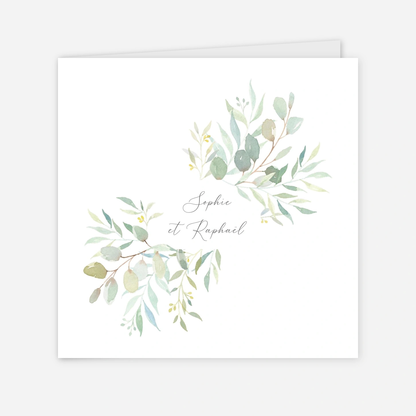 Faire-part mariage Bouquet champêtre