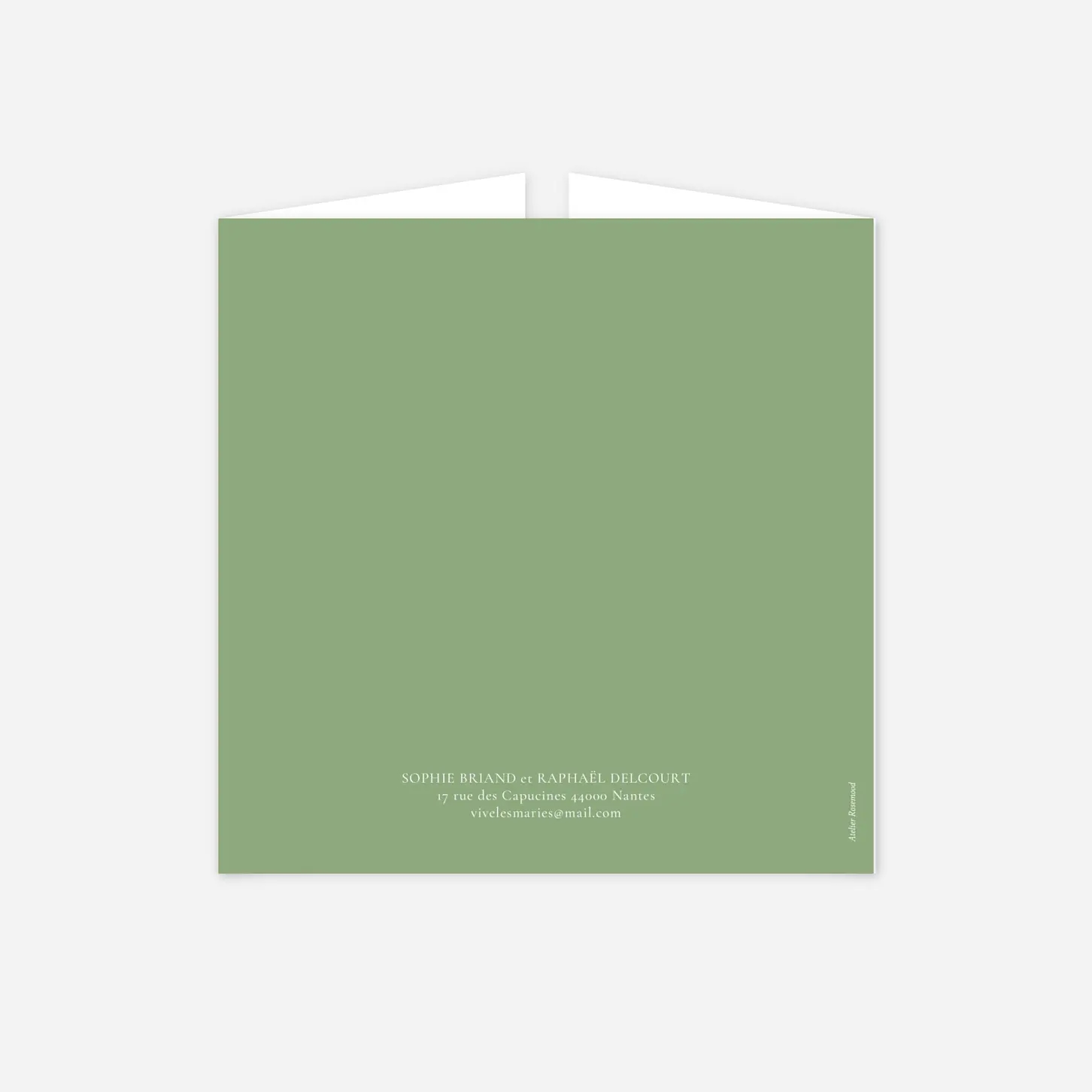 Faire-part mariage Bouquet champêtre