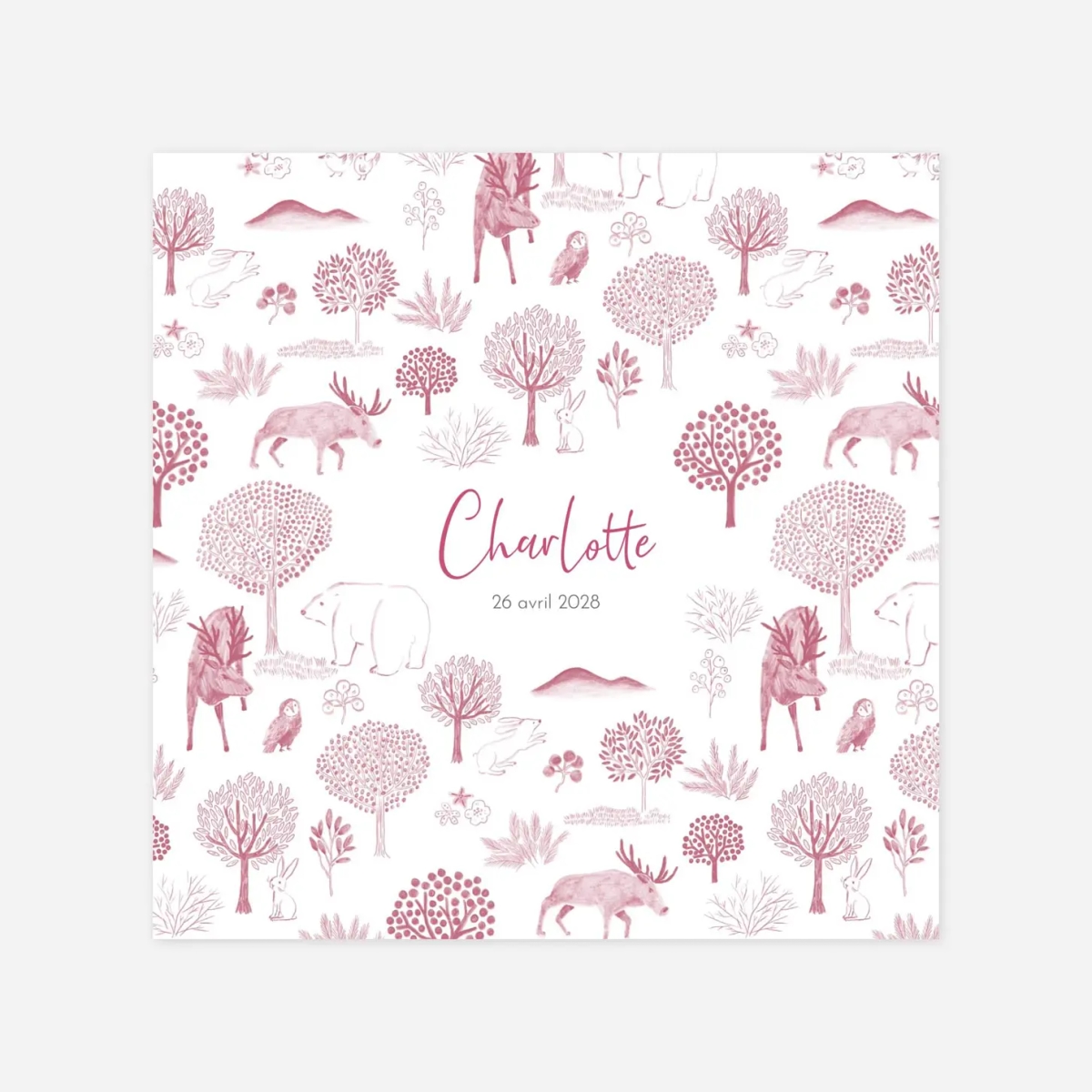 Faire-part naissance Bois Joli