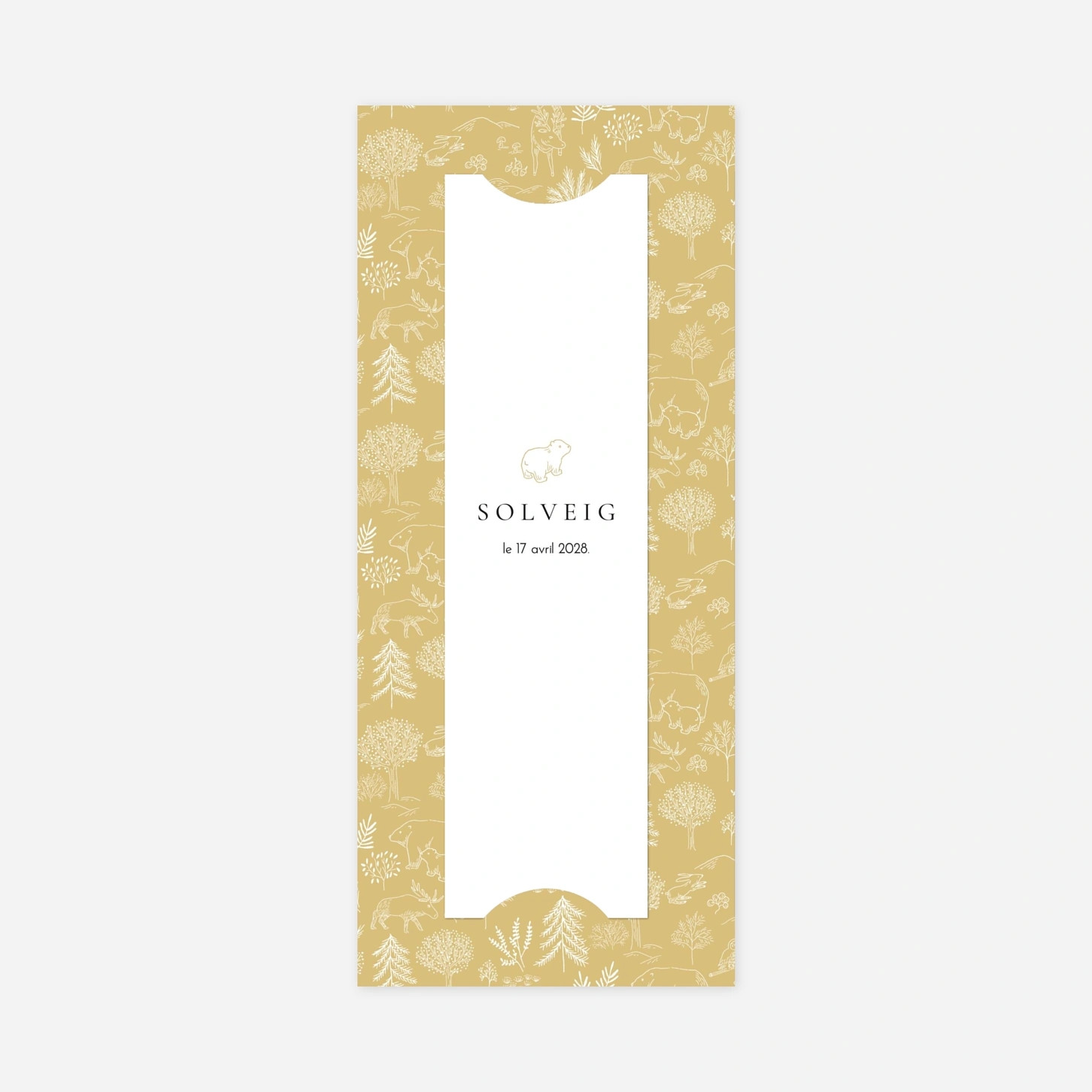 Faire-part naissance Boréal