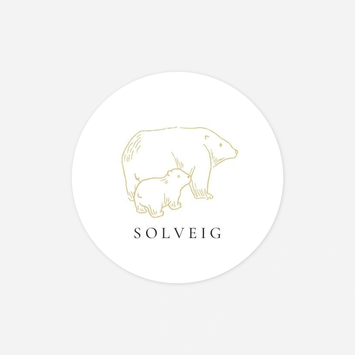 Stickers naissance Boréal