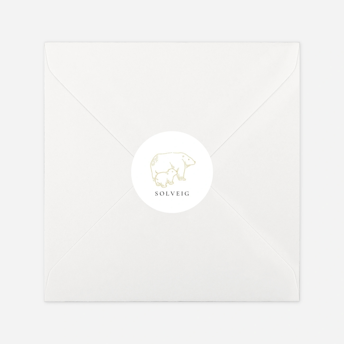 Stickers naissance Boréal