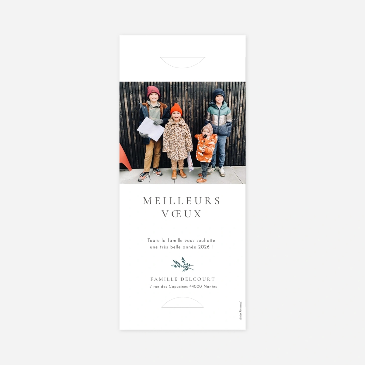 Carte de voeux Boréal