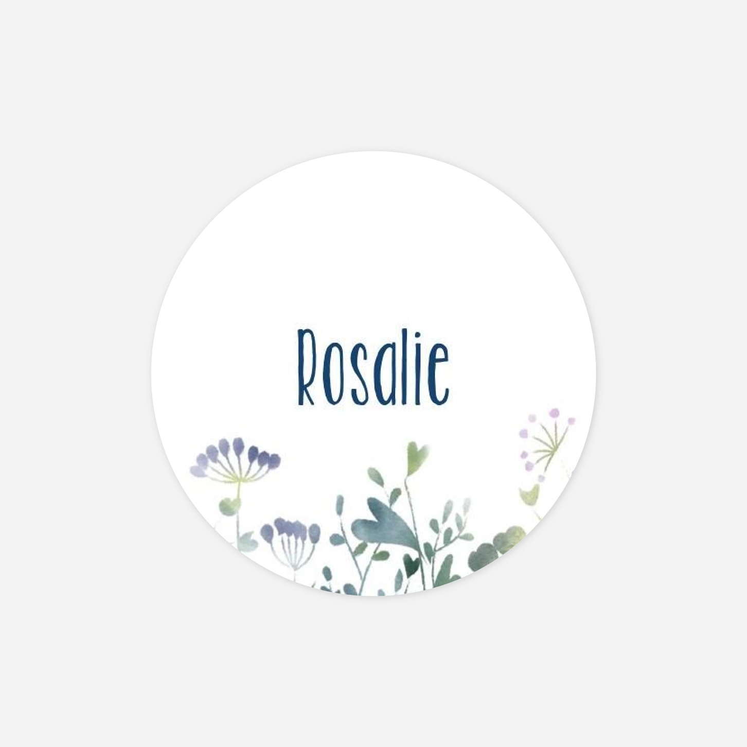 Stickers naissance Bouquet sauvage