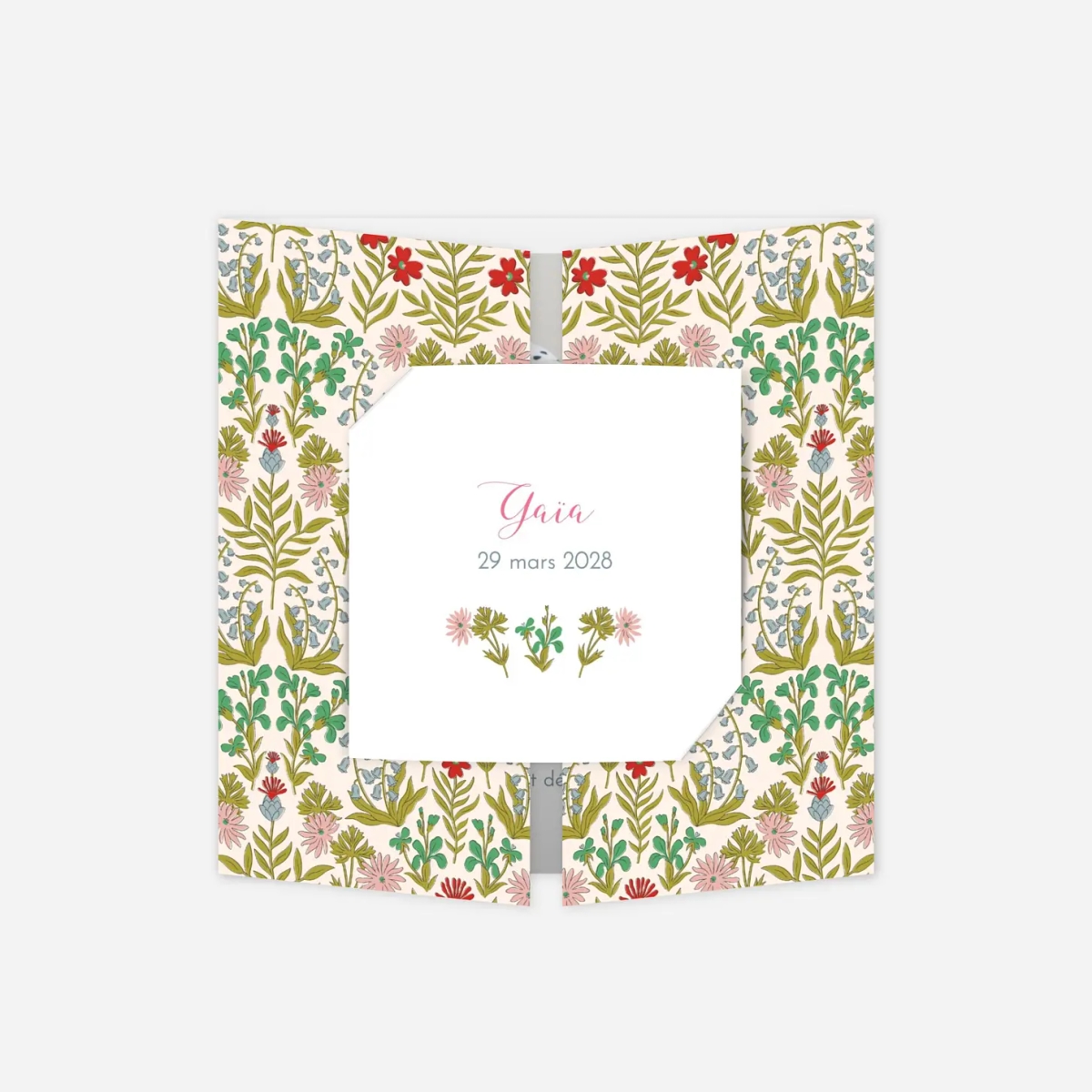 Faire-part naissance Botanique