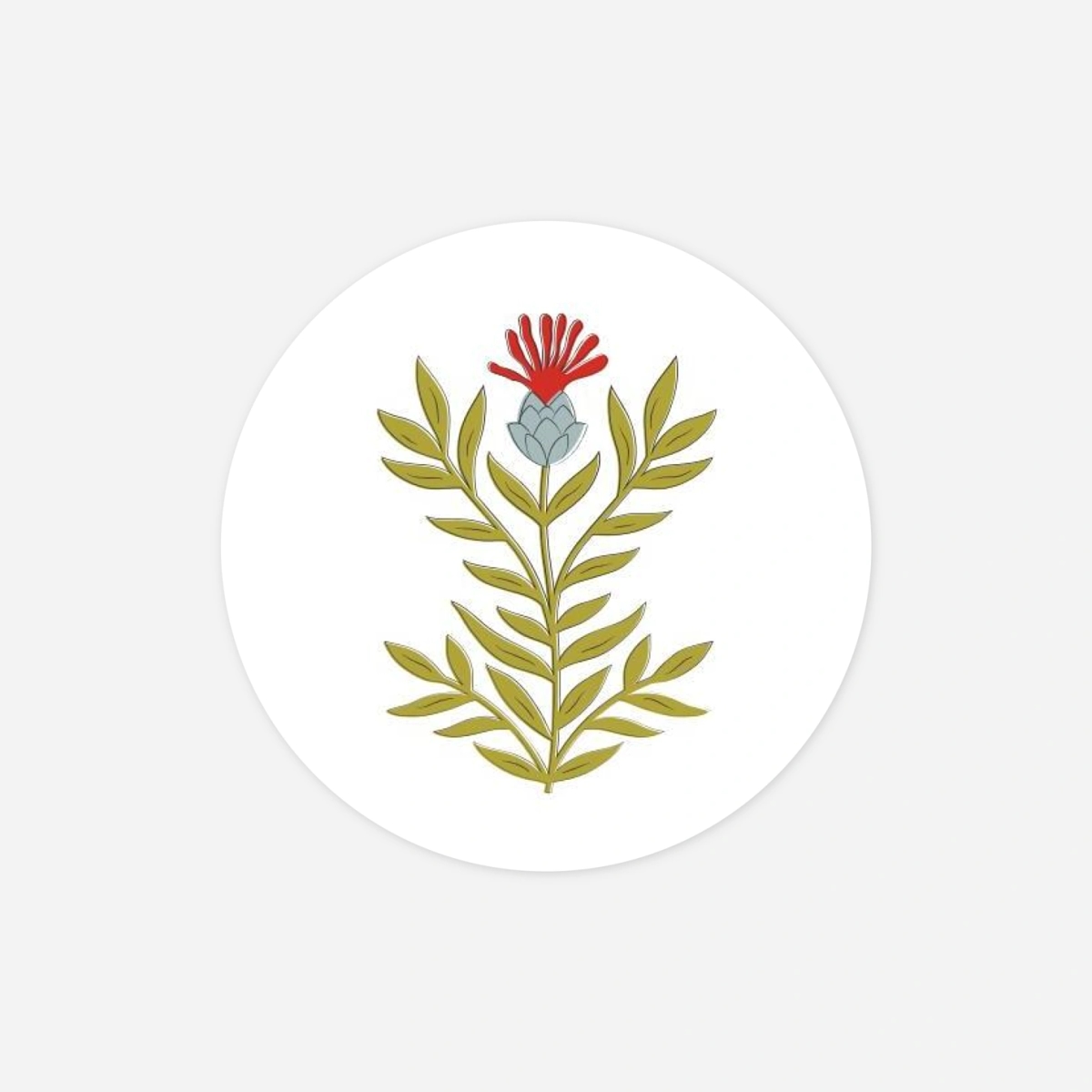 Stickers naissance Botanique