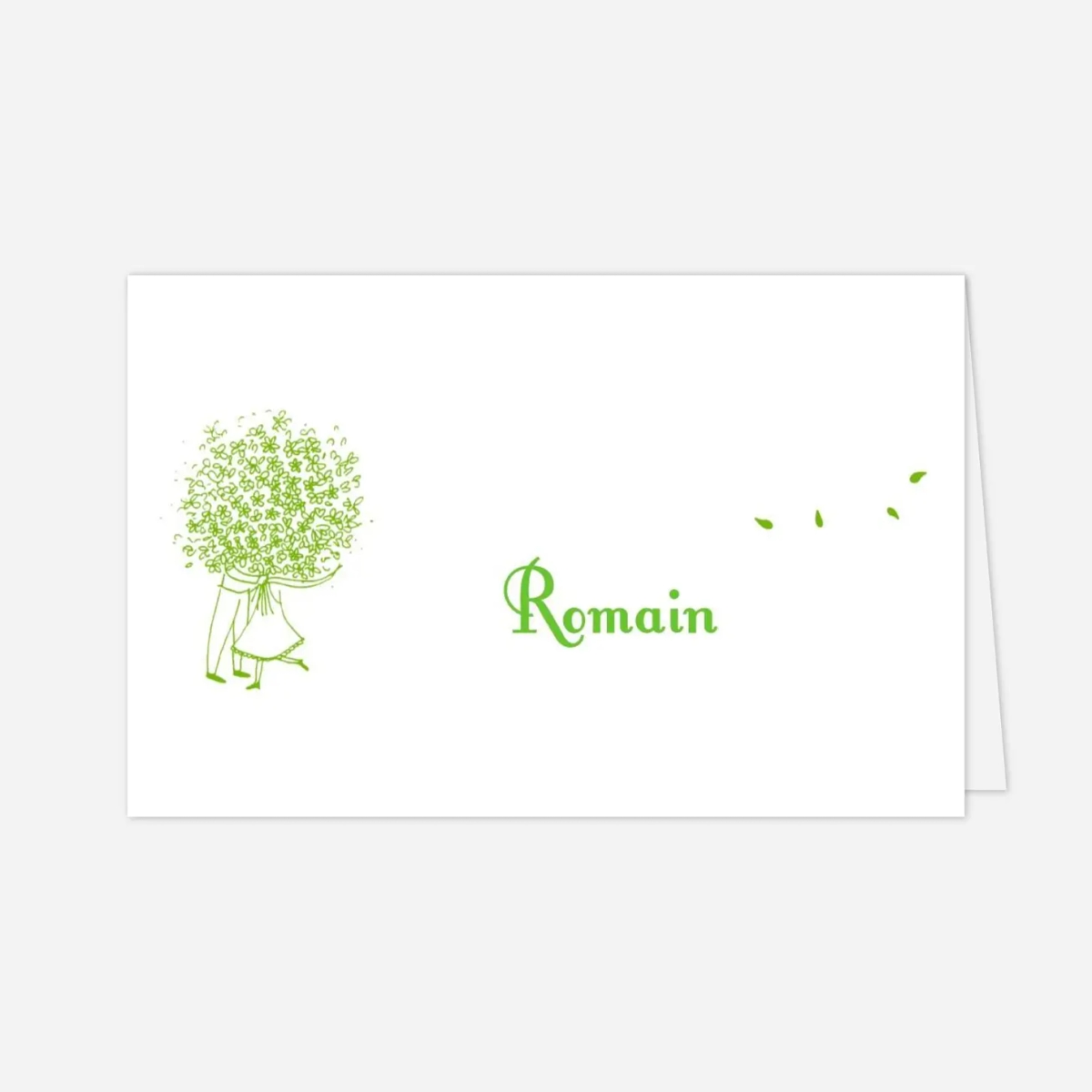 Marque-place mariage Bouquet