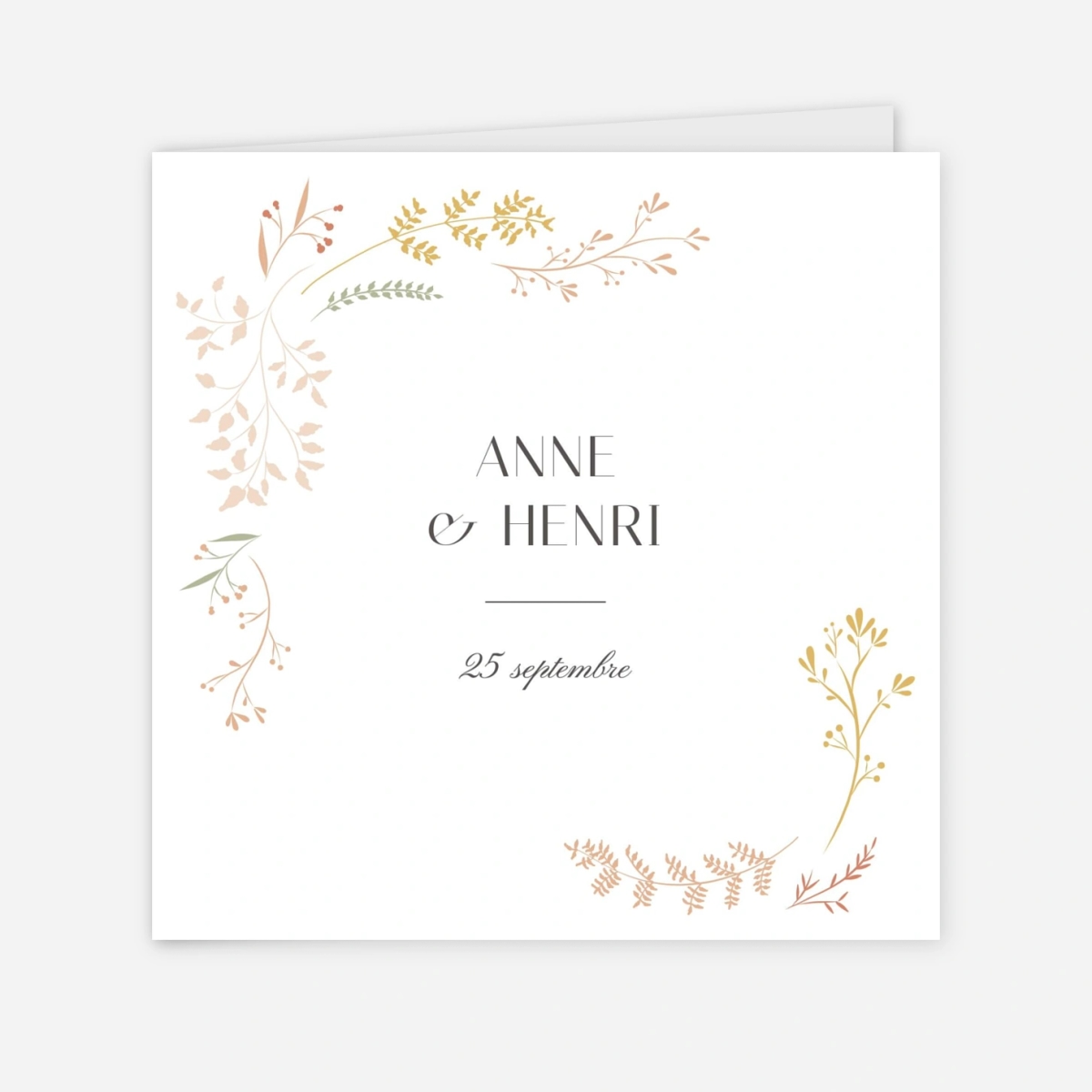 Faire-part mariage Brins d'été