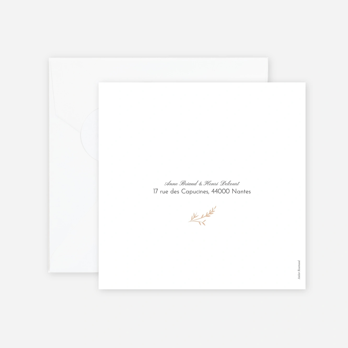 Faire-part mariage Brins d'été