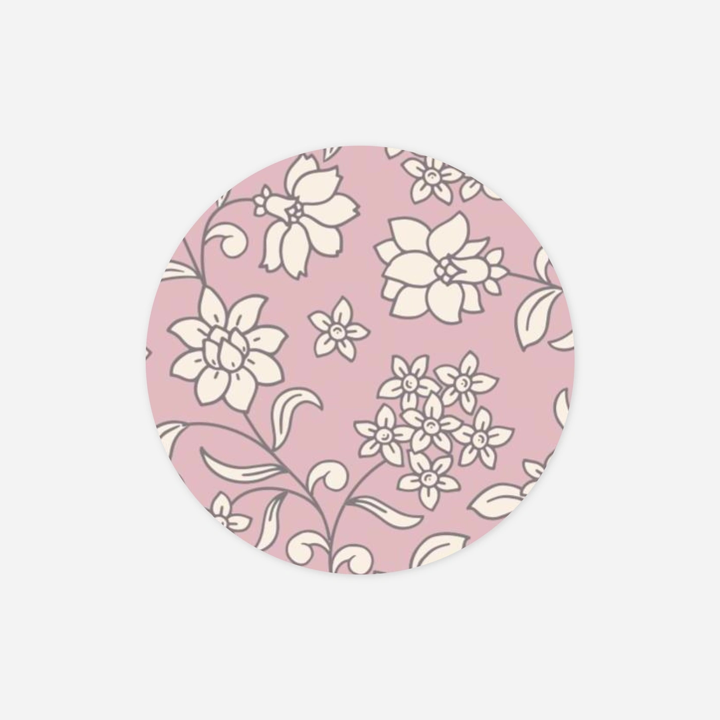 Stickers naissance Brins fleuris