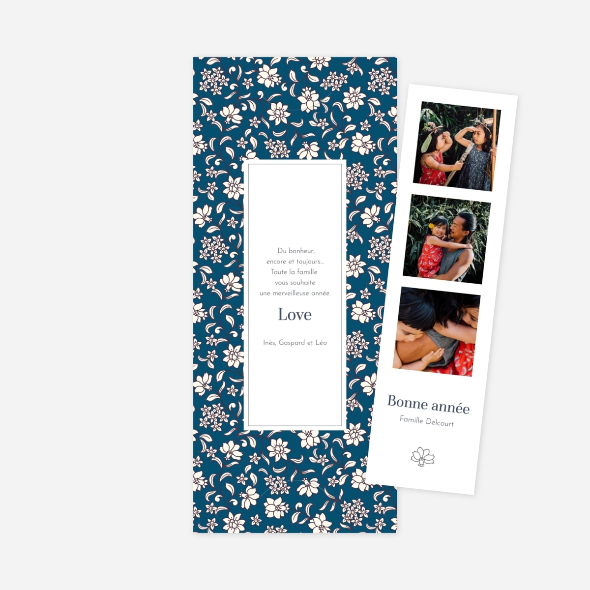 Carte de voeux Brins fleuris