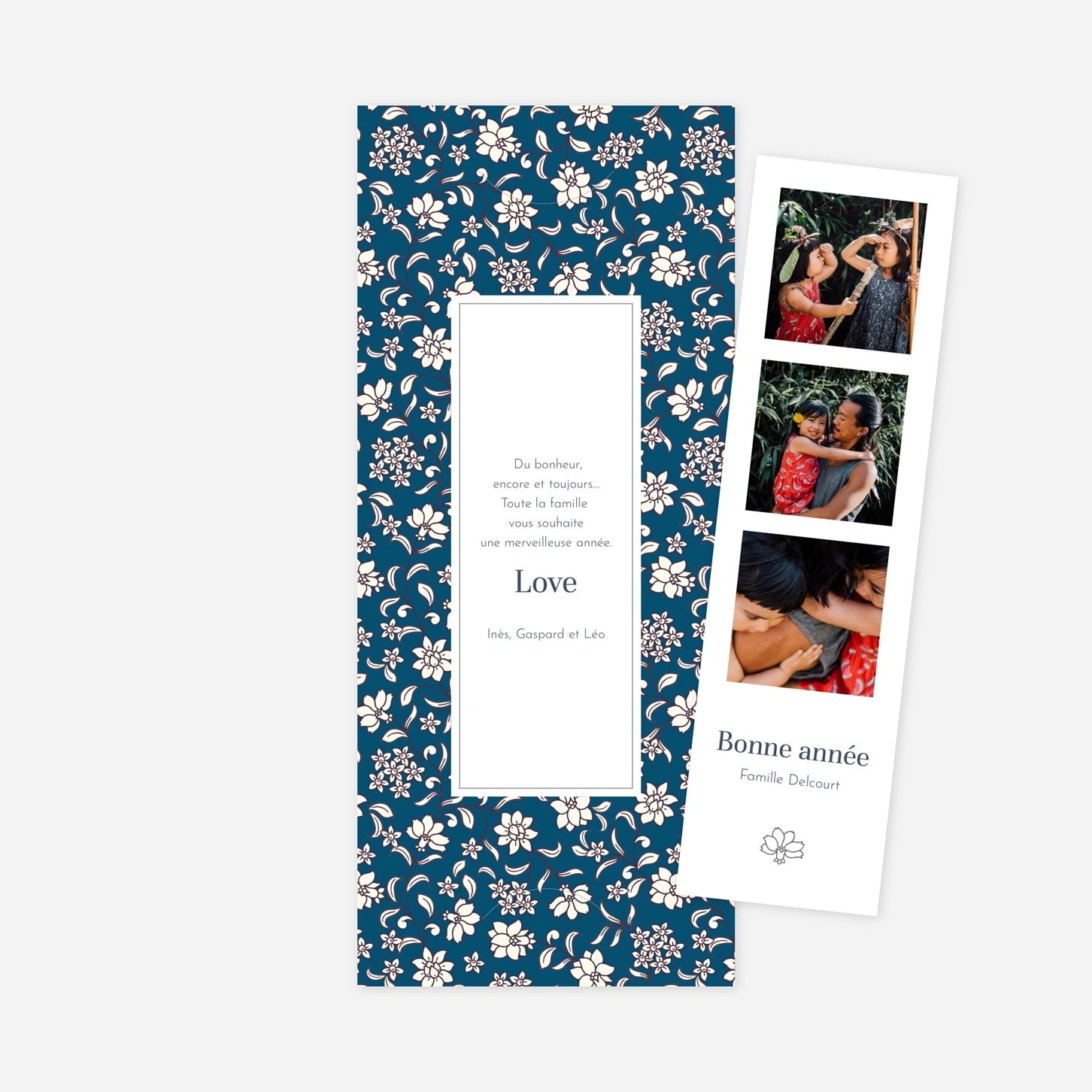 Carte de voeux Brins fleuris