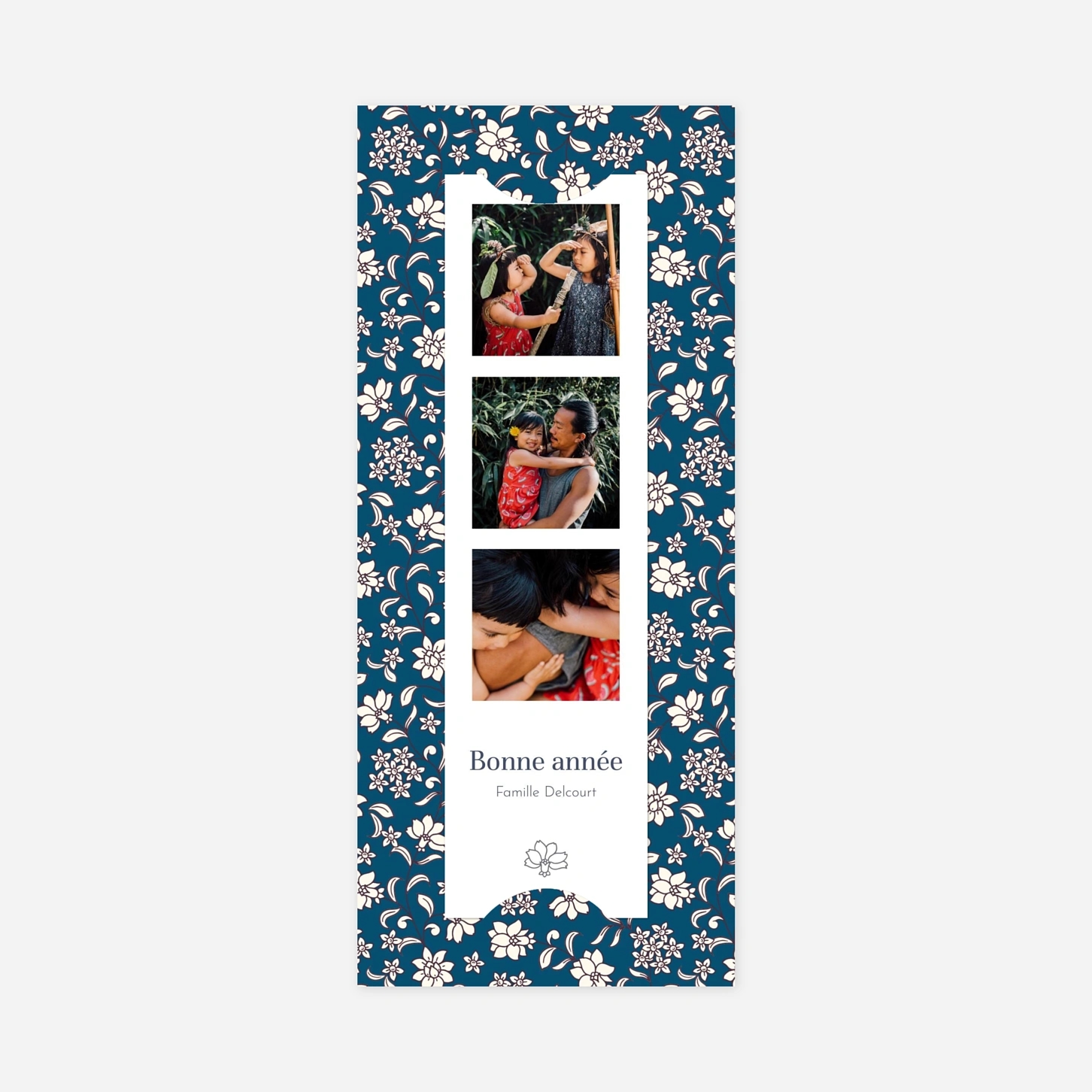 Carte de voeux Brins fleuris