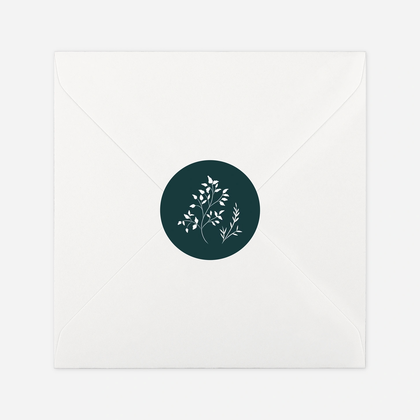 Étiquette cadeau Noël Brins d'hiver