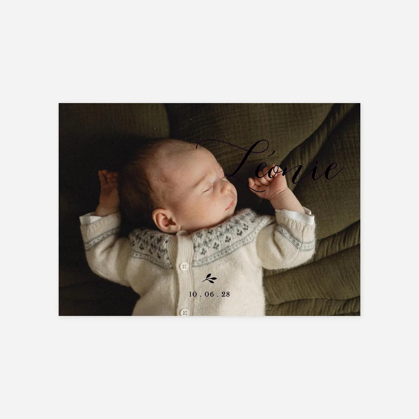 Faire-part naissance Bouture