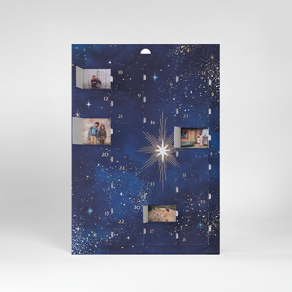 Nuit étoilée doré à chaud