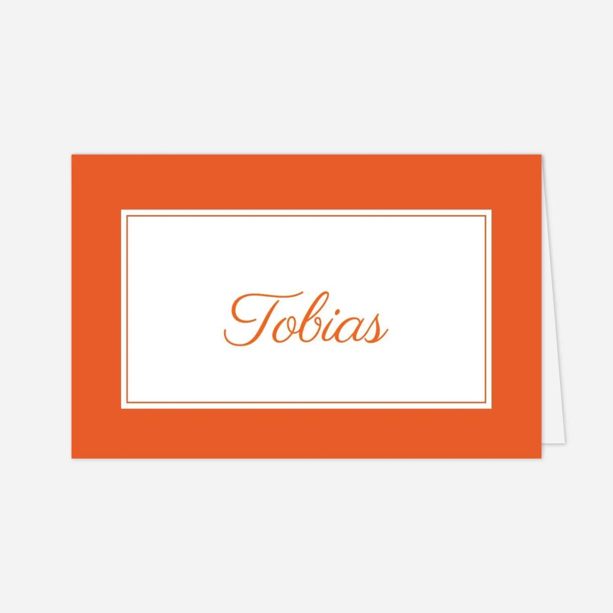 Marque-place mariage Carré chic