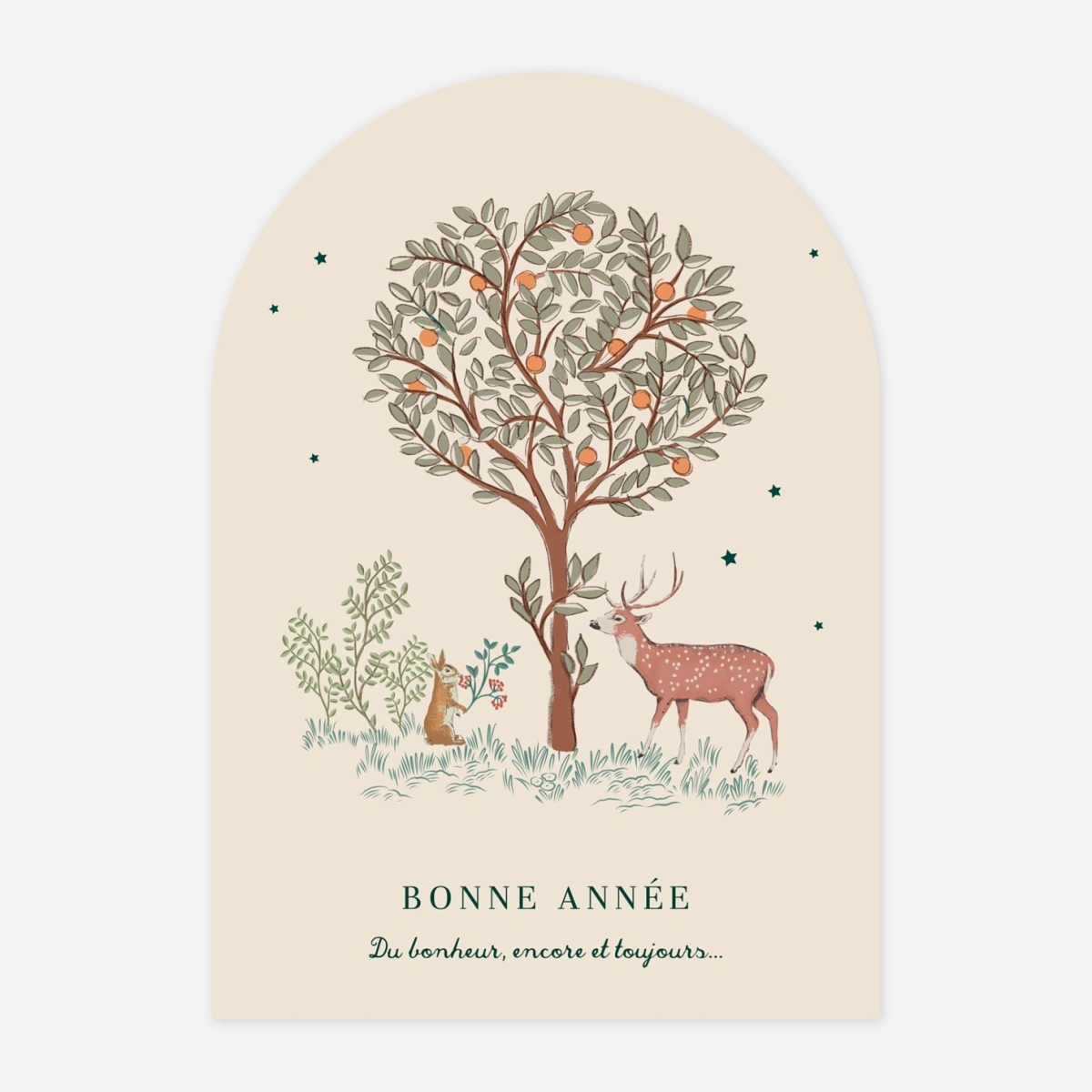 Carte de voeux Conte de Noël