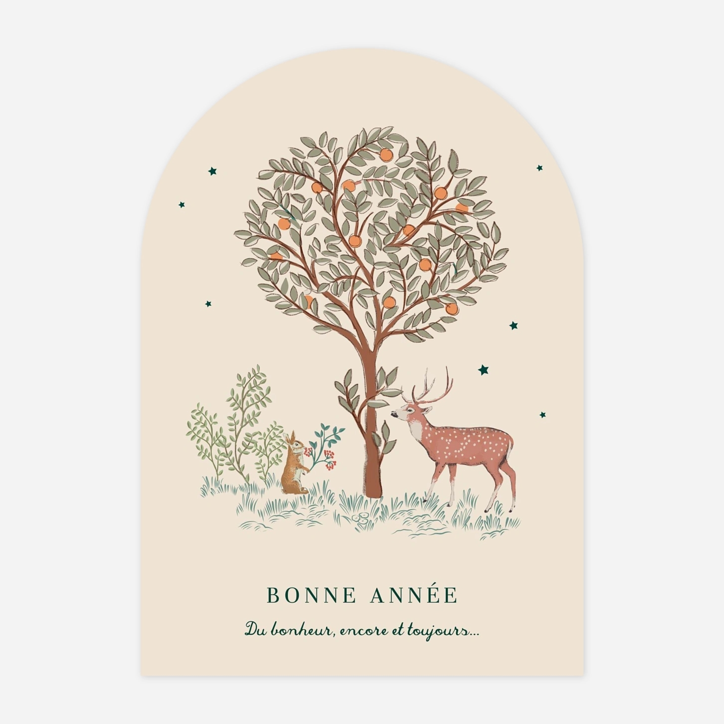 Carte de voeux Conte de Noël