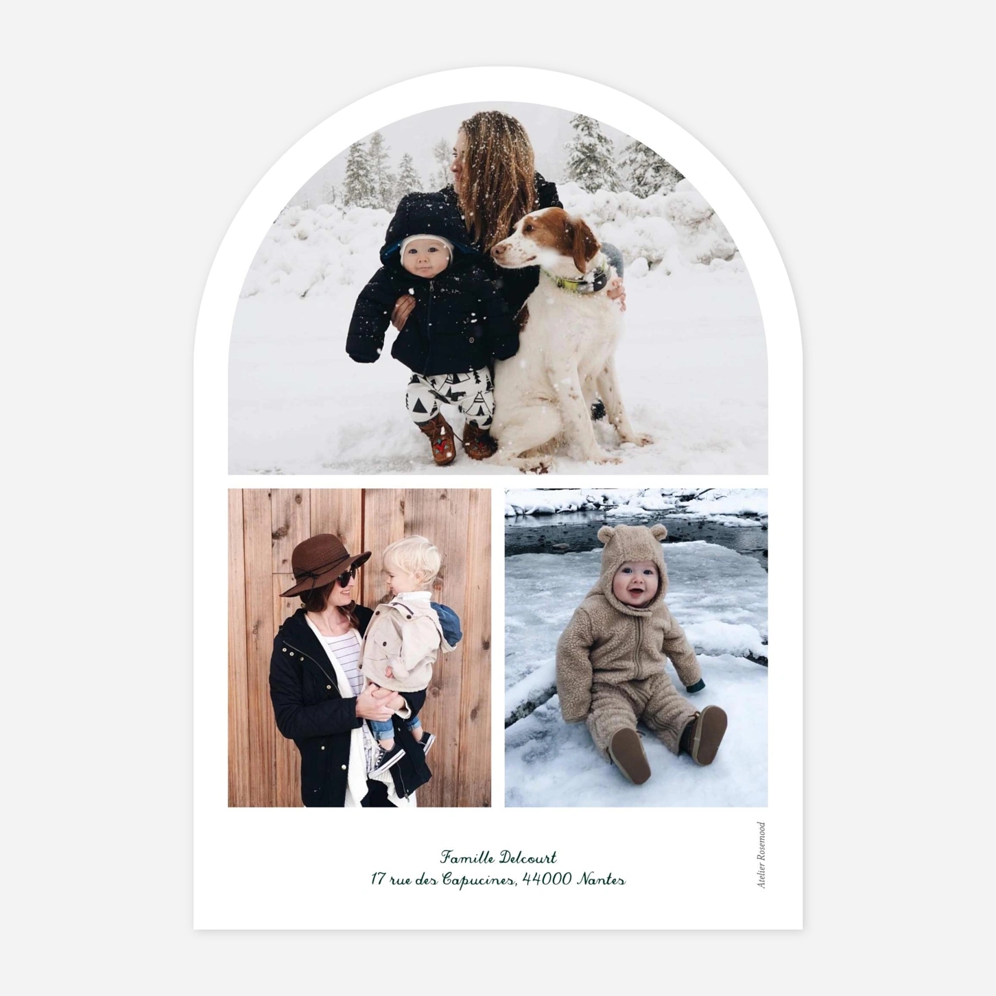 Carte de voeux Conte de Noël