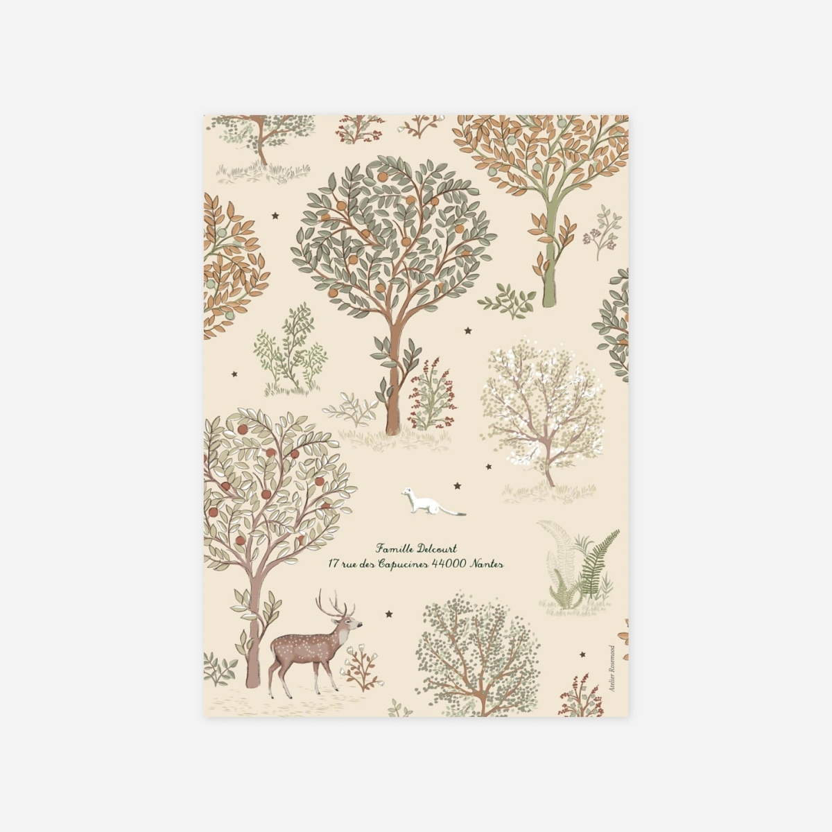 Carte de voeux Conte de Noël