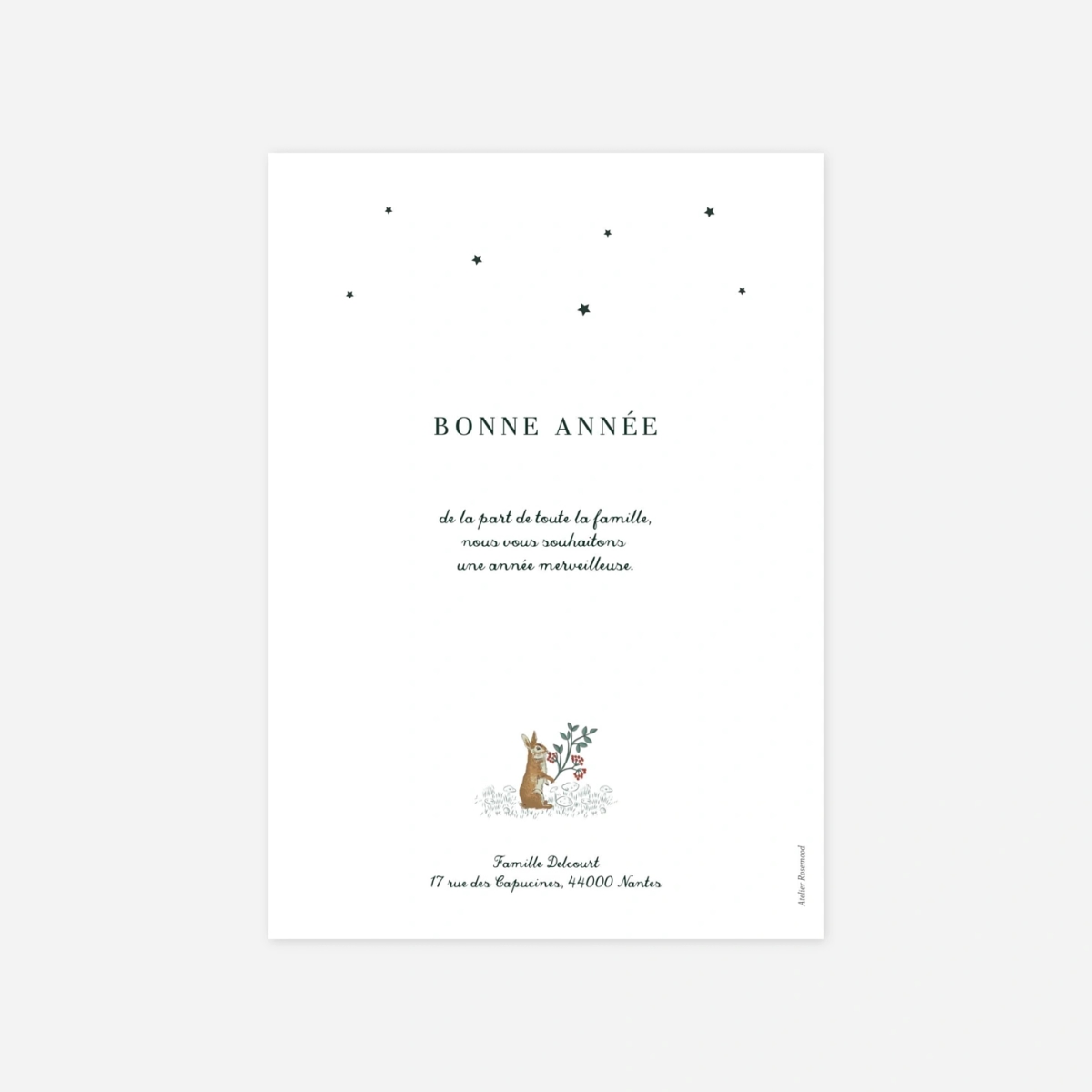 Carte de voeux Joli Conte de Noël