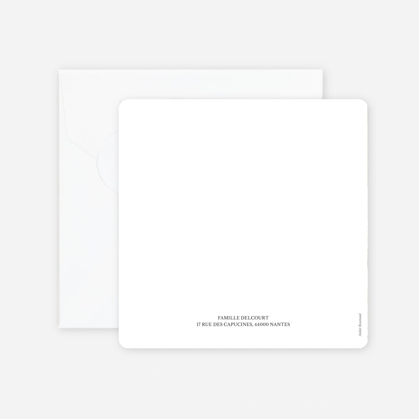 Faire-part naissance Collage du cœur