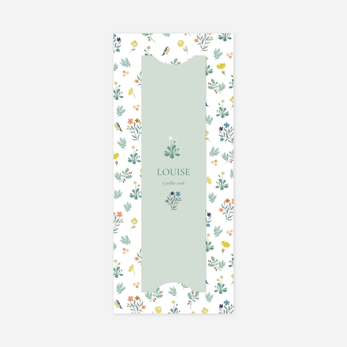 Faire-part naissance Champêtre