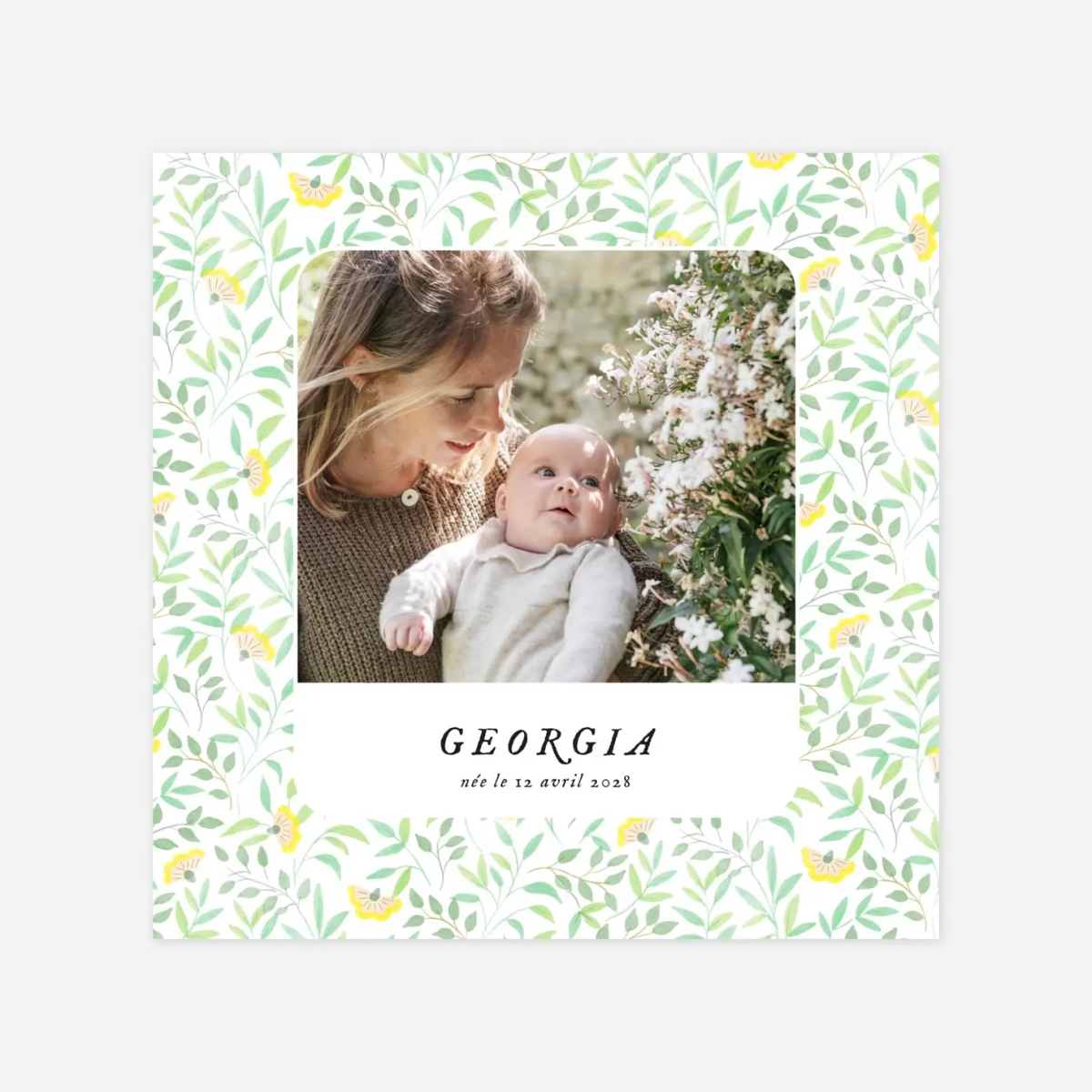 Faire-part naissance Charmille