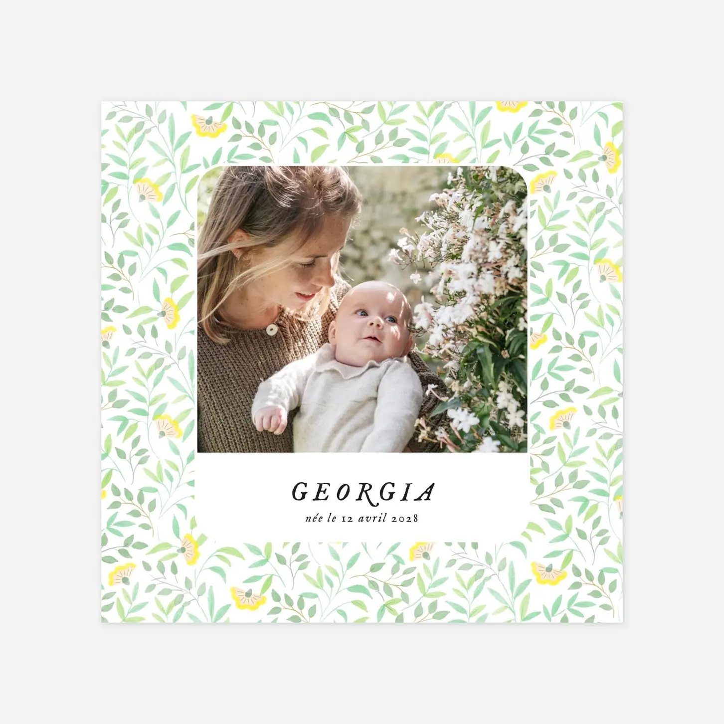 Faire-part naissance Charmille