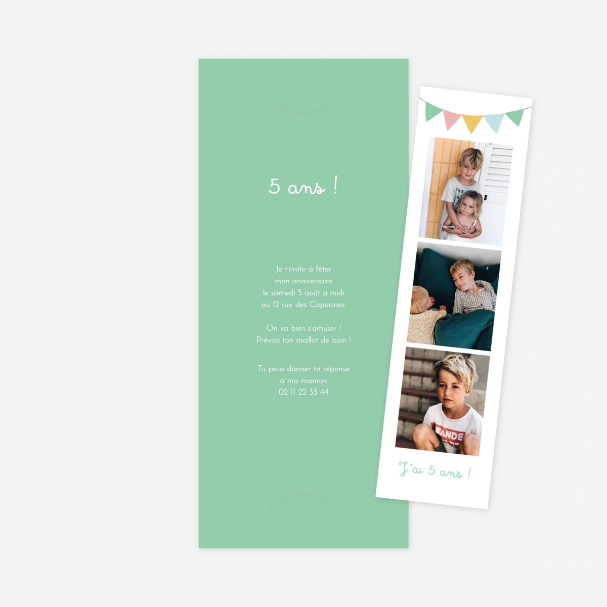 invitation anniversaire enfant C'est la fête !