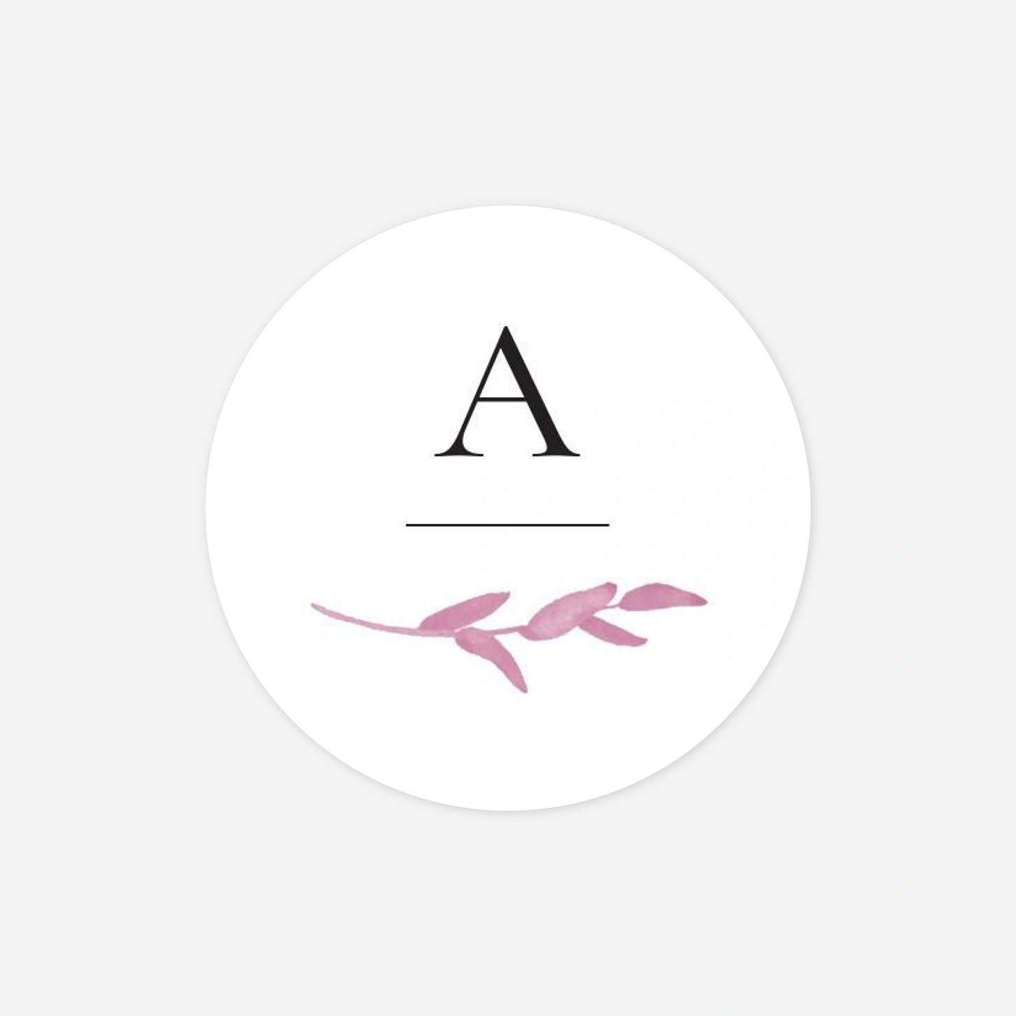 Stickers naissance Couronne d'eucalyptus