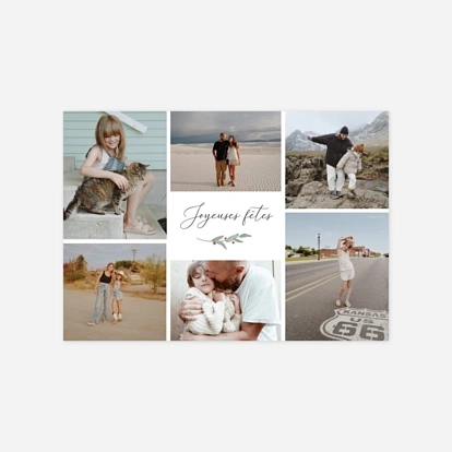 Couronne d'eucalyptus multiphoto