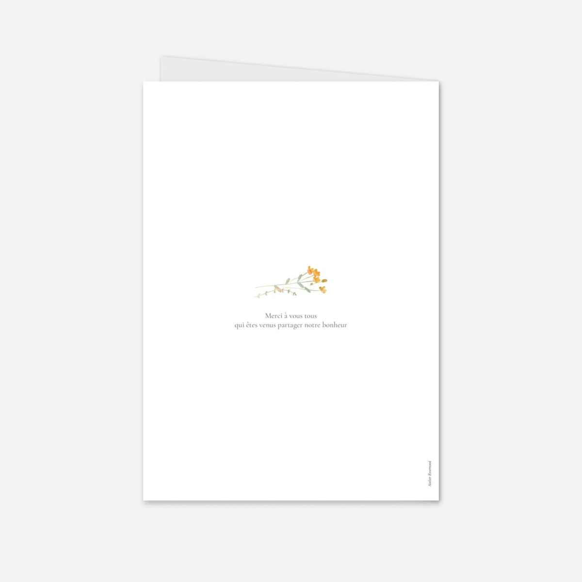 Livret de messe mariage Couronne florale