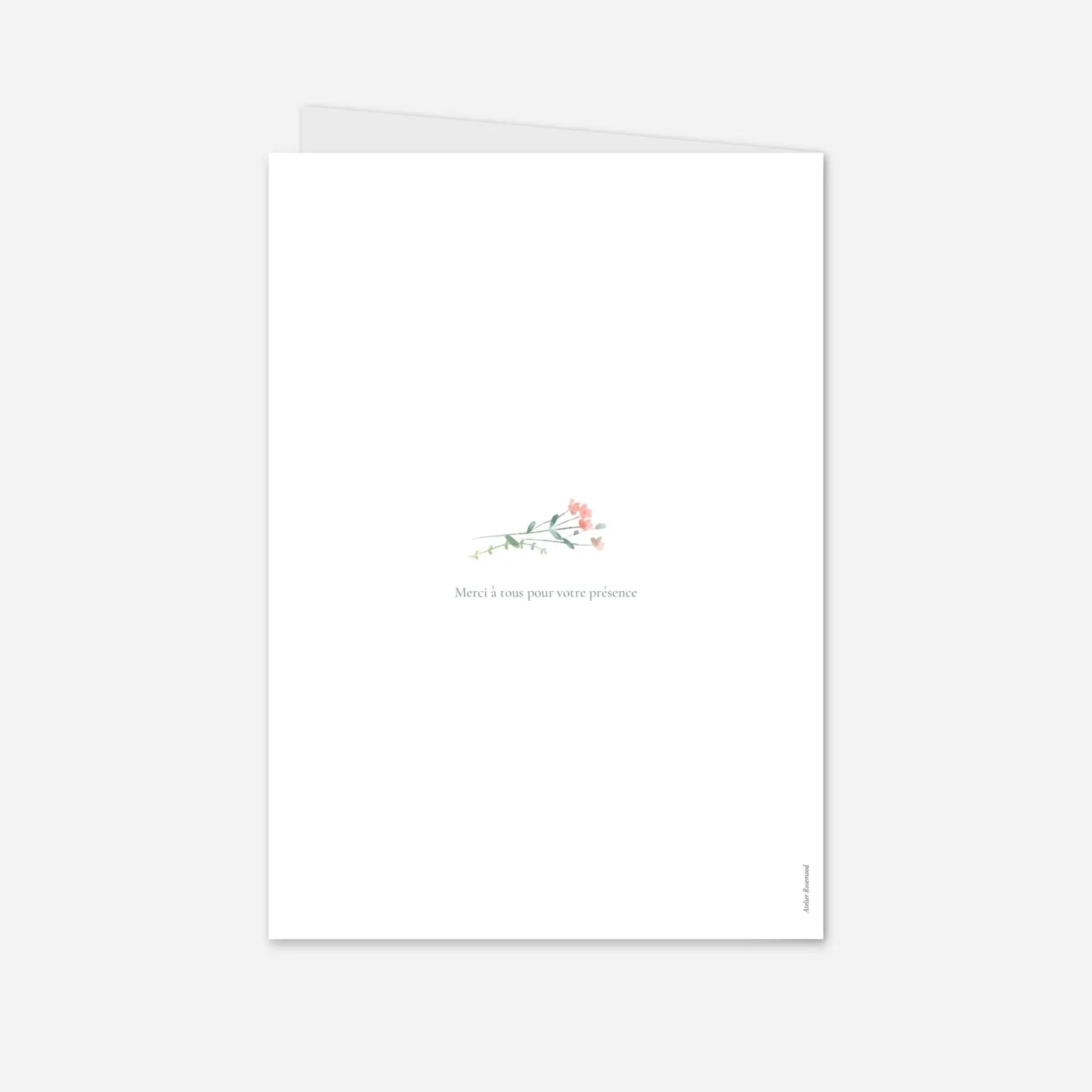 Livret de messe baptême Couronne florale II