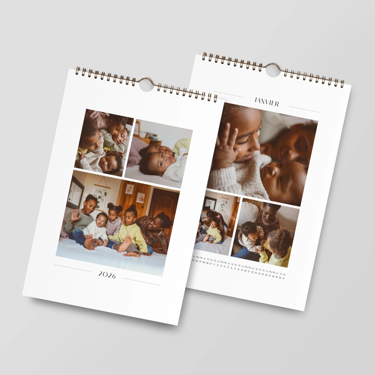 Calendrier mural Collage Moderne