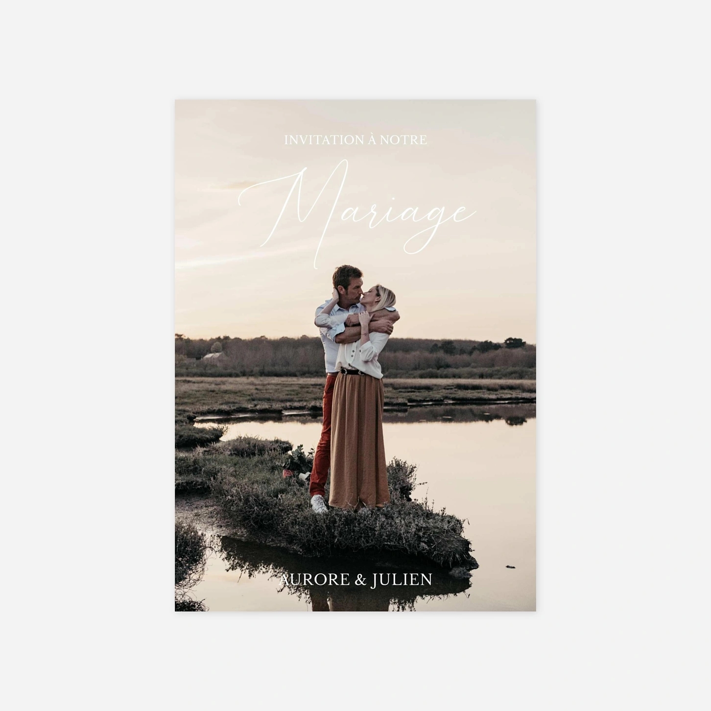 Faire-part mariage Cœurs à l’unisson