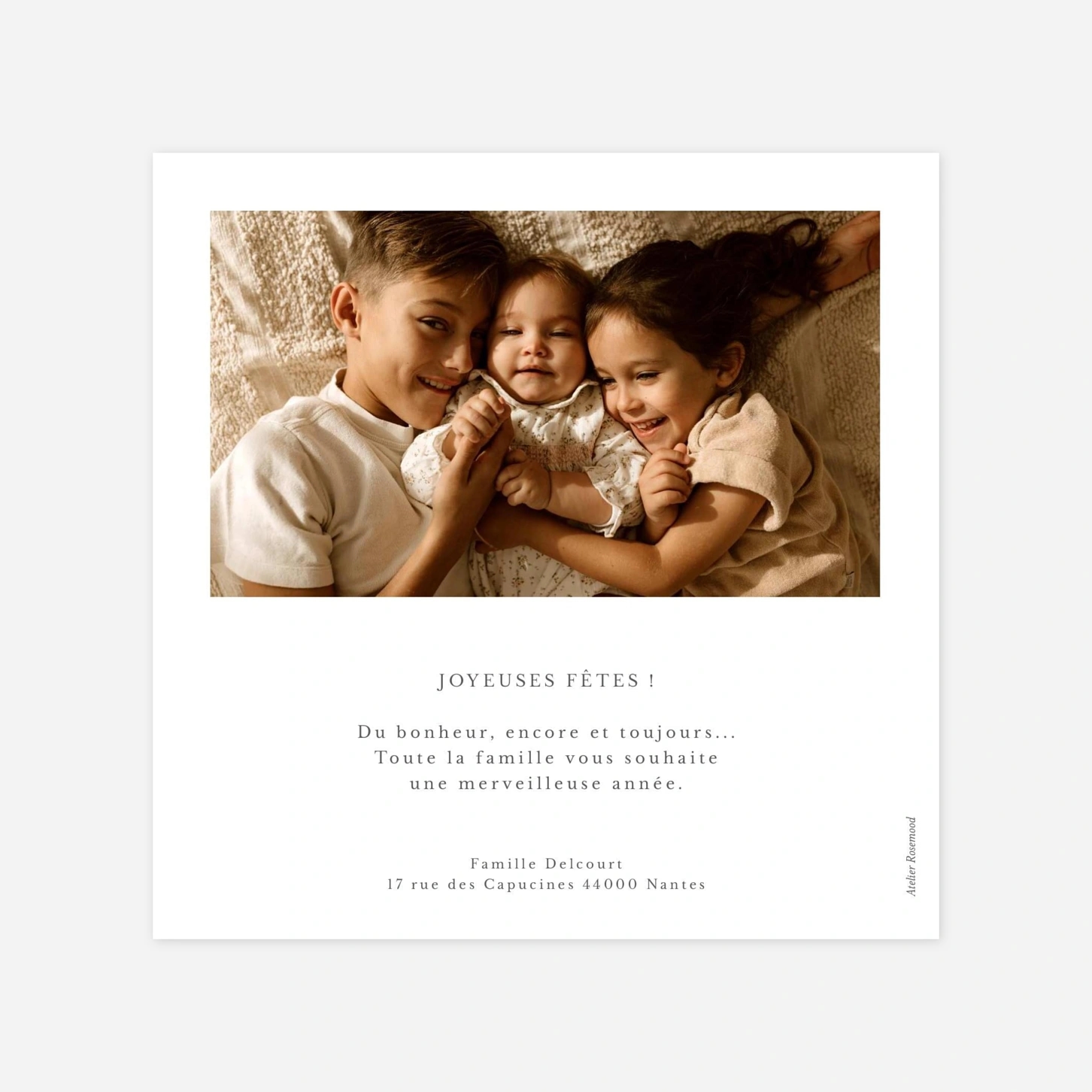 Carte de voeux Couronne photo