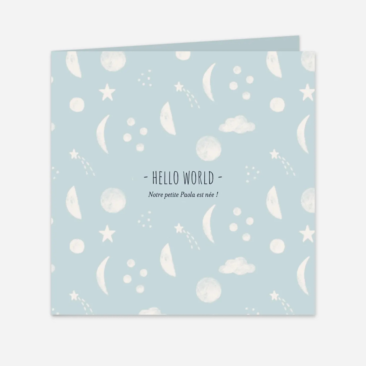 Faire-part naissance Cosmos