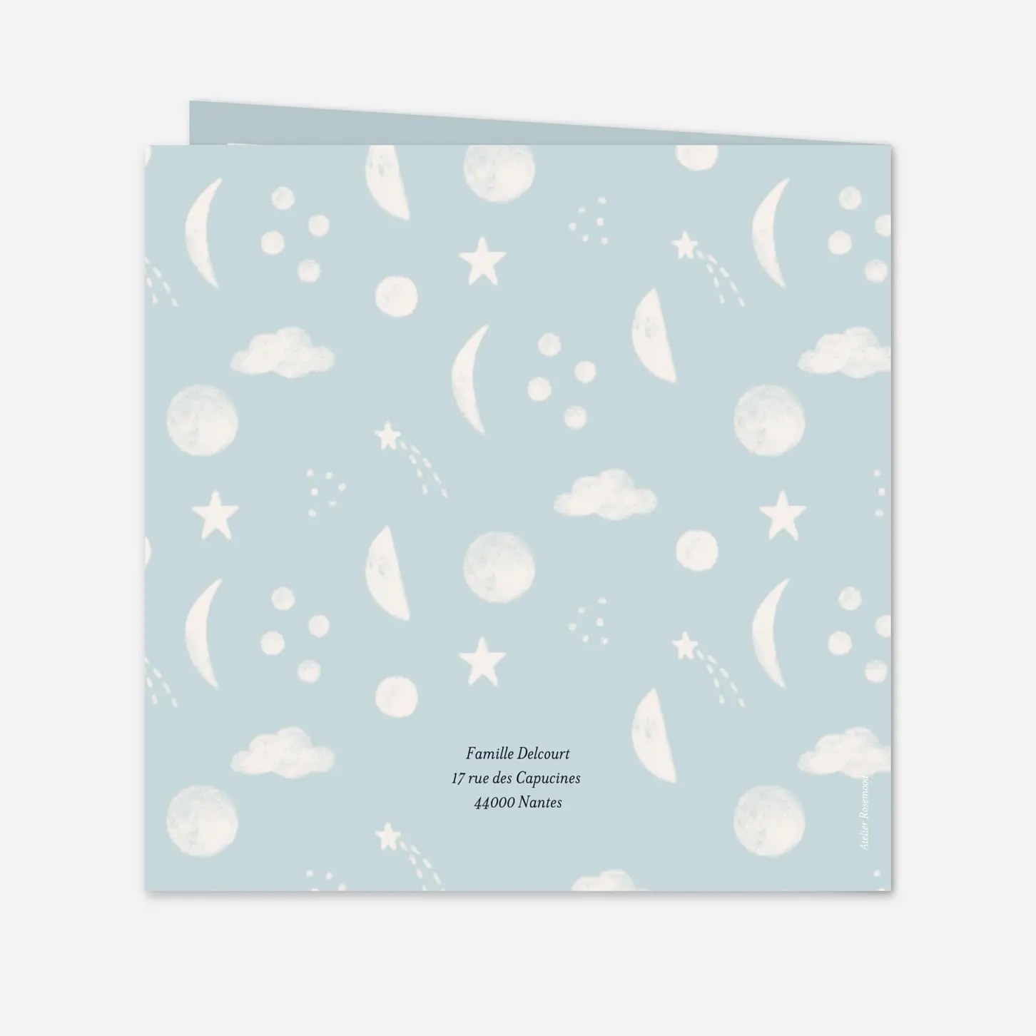 Faire-part naissance Cosmos