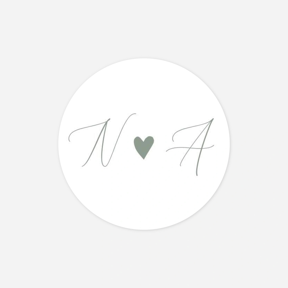 Stickers mariage Cœur Sauvage