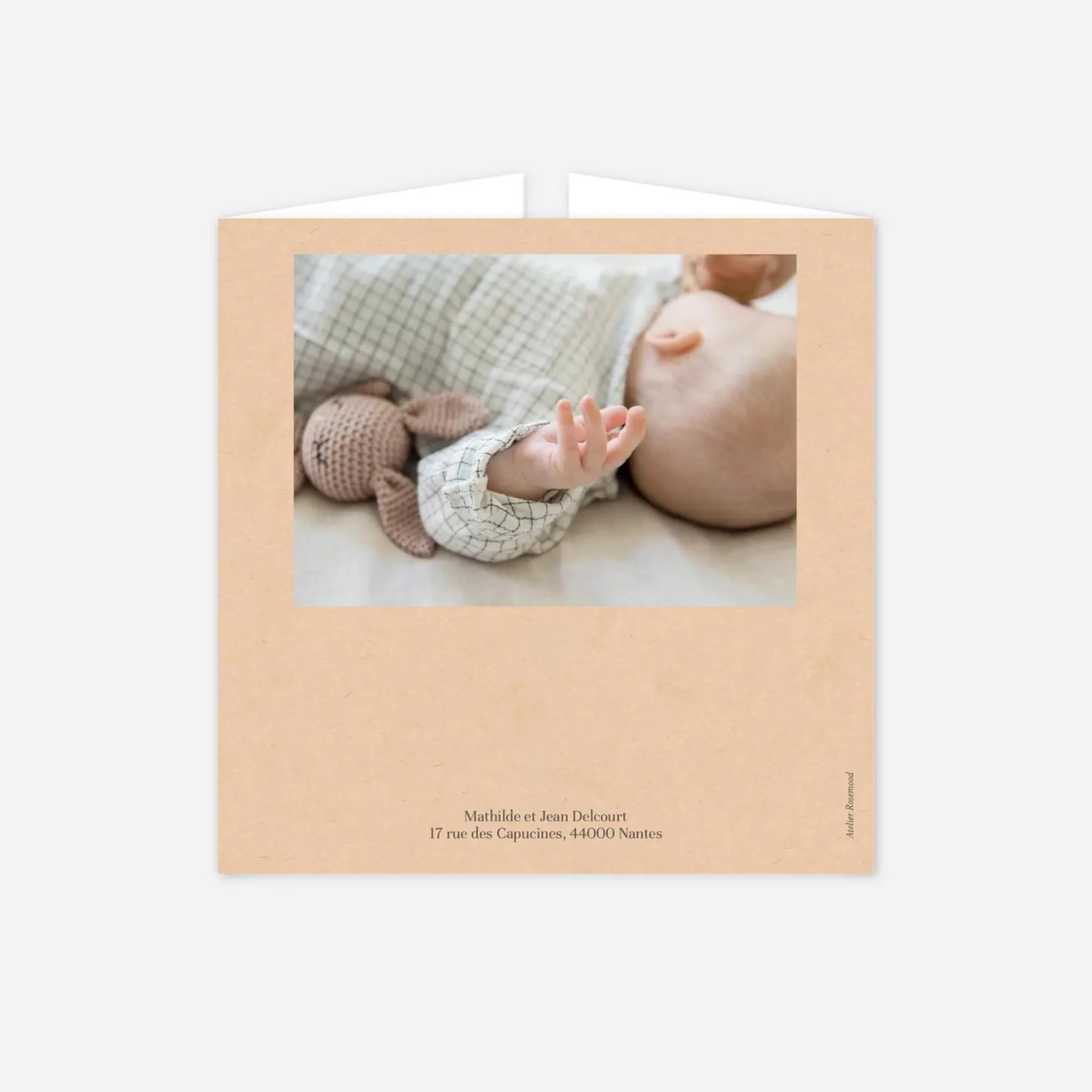 Faire-part naissance Cueillette