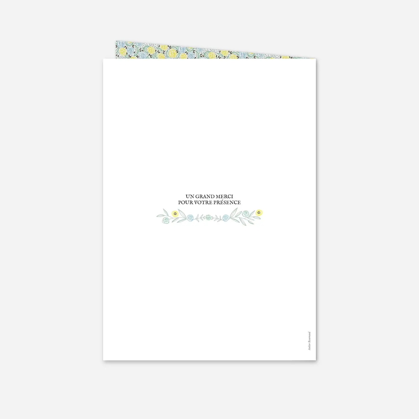 Livret de messe baptême Douceur champêtre