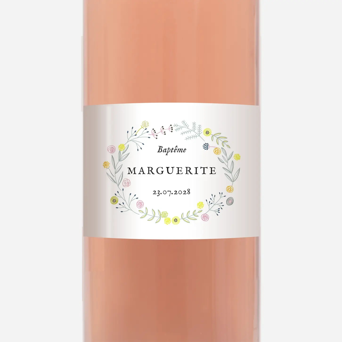 Étiquette pour bouteille Douceur champêtre