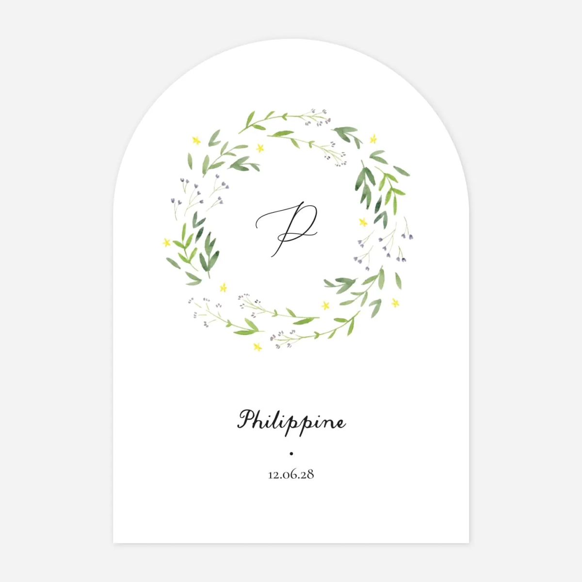 Faire-part naissance Danse de printemps