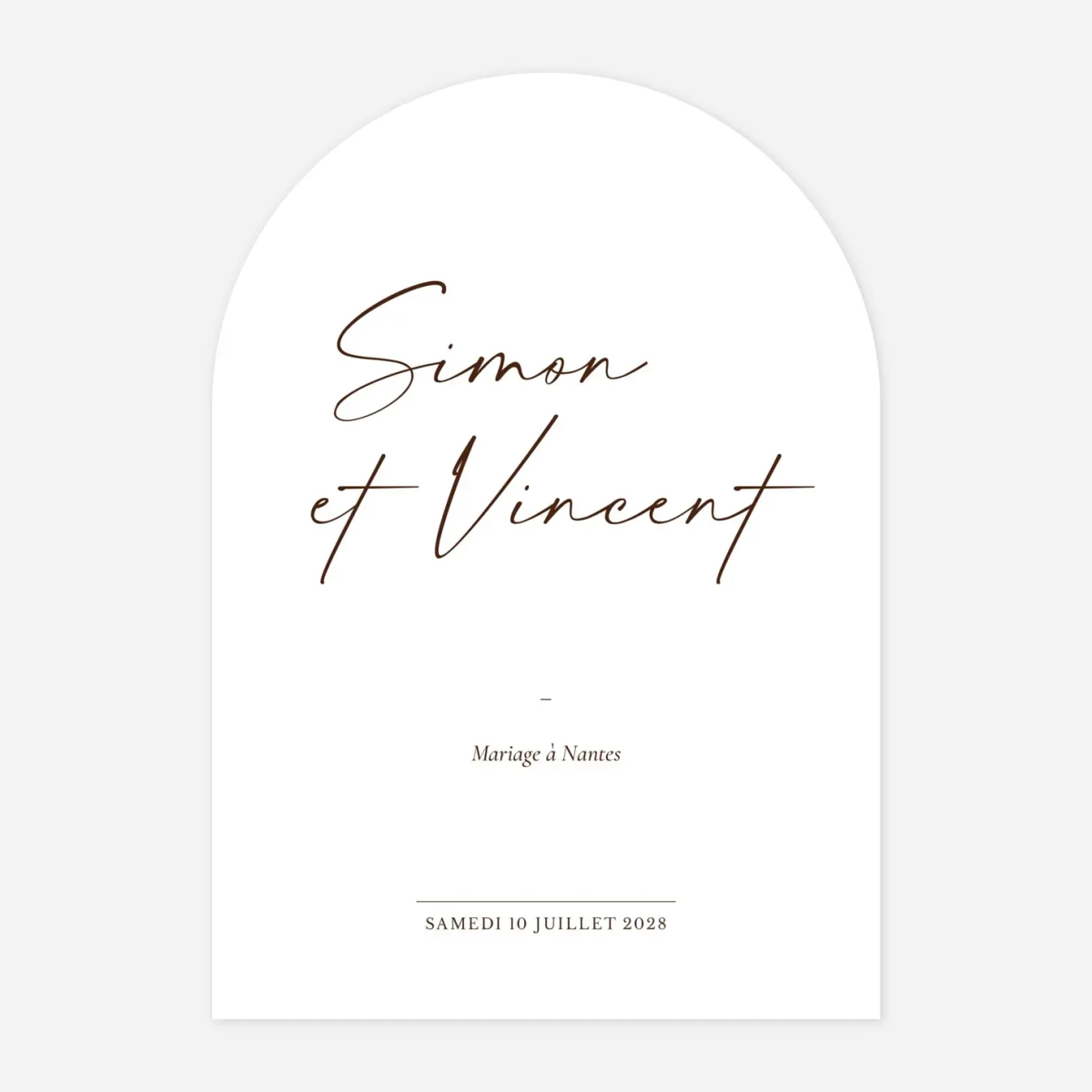 Faire-part mariage Déclaration